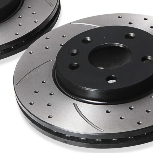 Front Drilled Grooved 275mm Brake Discs For Vauxhall Astra J 1.3 1.7 2.0 Cdti - Image 3