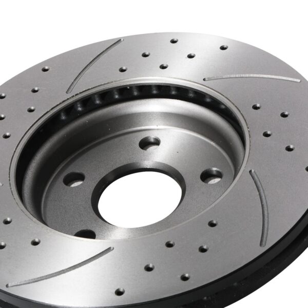 Front Drilled Grooved 275mm Brake Discs For Vauxhall Astra J 1.3 1.7 2.0 Cdti - Image 6