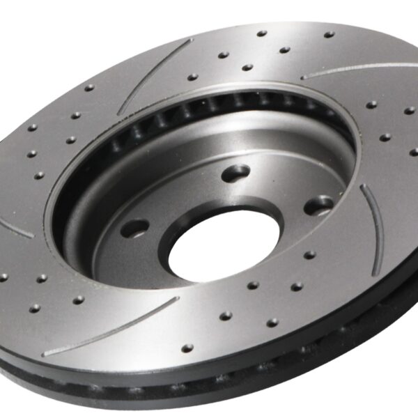 Front Drilled Grooved 275mm Brake Discs For Vauxhall Astra J 1.3 1.7 2.0 Cdti - Image 4