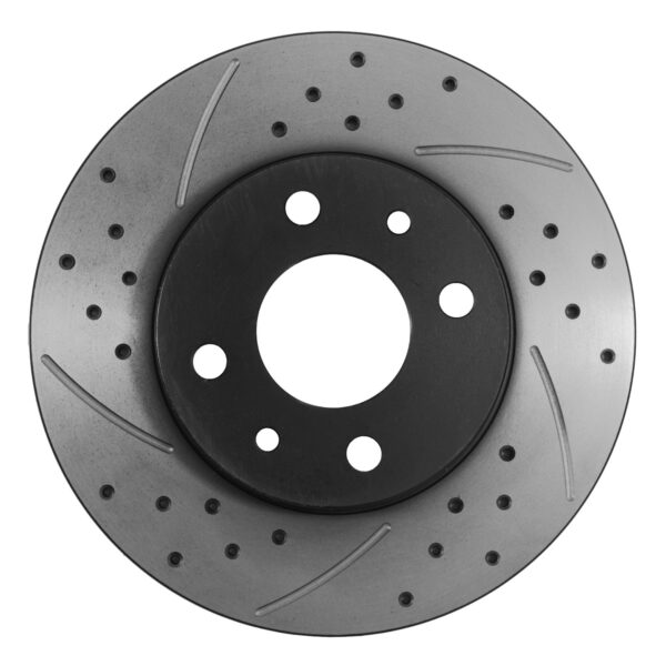 Rear Drilled Grooved Brake Discs 240mm - Ford Ka MK2 B420 1.2 1.3 TDCI 09-16 - Image 5