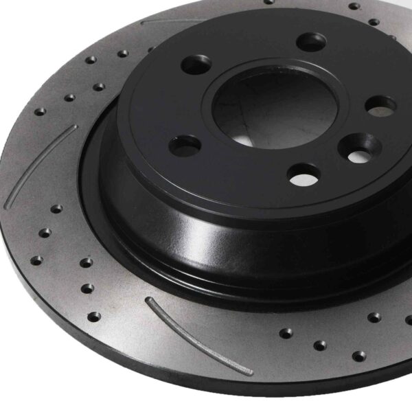 Rear Drilled Grooved 302mm Brake Discs For Range Rover Evoque L538 11-19 - Image 5