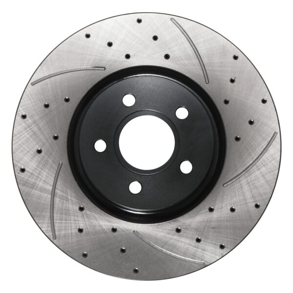 Front Drilled Grooved 320mm Brake Discs For Ford Transit Connect 1.5 1.6 2013+ - Image 2