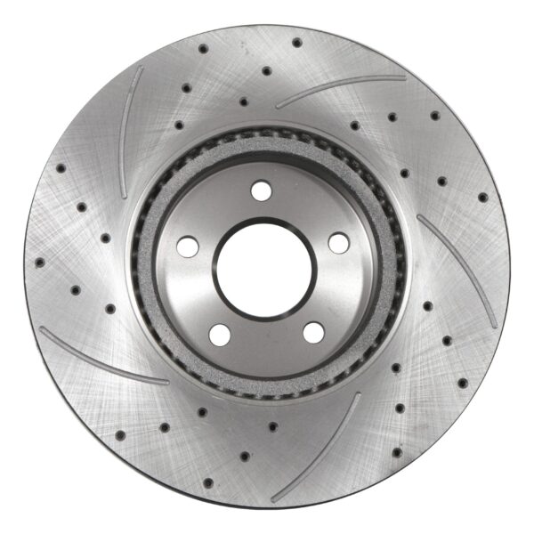 Front Drilled Grooved 320mm Brake Discs For Ford Transit Connect 1.5 1.6 2013+ - Image 7