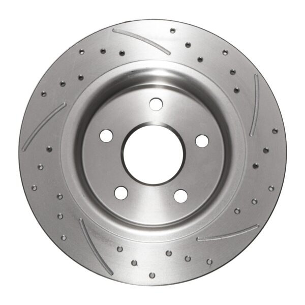 Rear Grooved Drilled 280mm Brake Discs For Ford Focus Mk2 2.5 St 225 St225 05+ - Image 8
