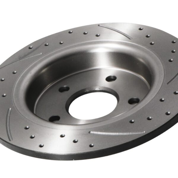 Rear Grooved Drilled 280mm Brake Discs For Ford Focus Mk2 2.5 St 225 St225 05+ - Image 4