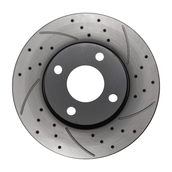 Front Drilled Grooved 262mm Brake Discs For Ford Fiesta Mk8 Ecoboost & TDCI 17+ - Image 2