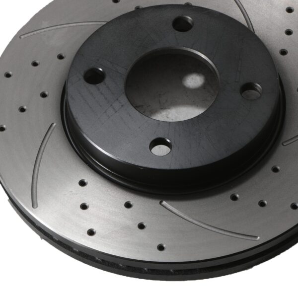 Front Drilled Grooved 262mm Brake Discs For Ford Fiesta Mk8 Ecoboost & TDCI 17+ - Image 8