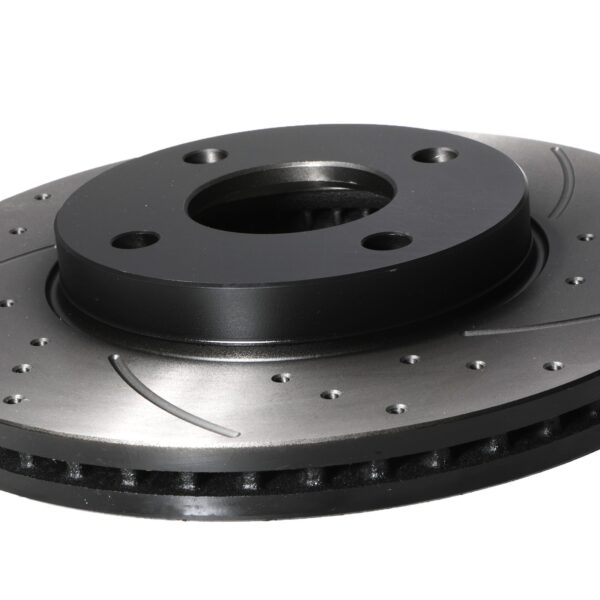 Front Drilled Grooved 262mm Brake Discs For Ford Fiesta Mk8 Ecoboost & TDCI 17+ - Image 4