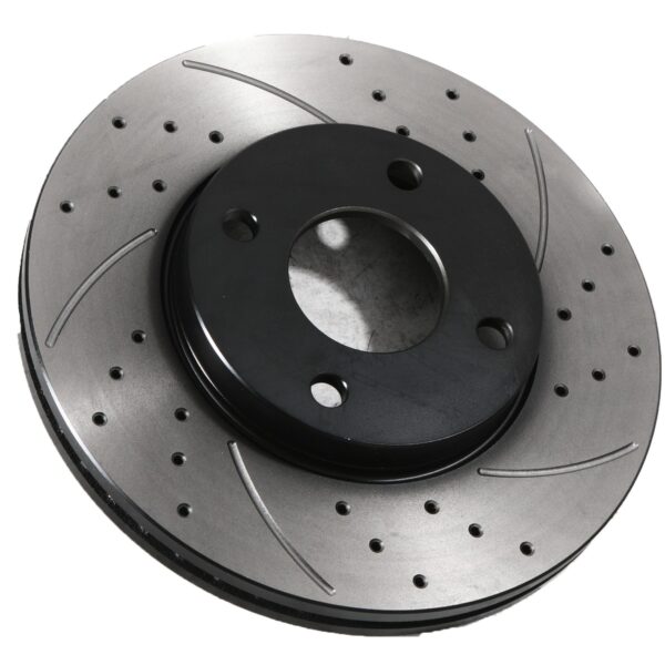 Front Drilled Grooved 262mm Brake Discs For Ford Fiesta Mk8 Ecoboost & TDCI 17+ - Image 5