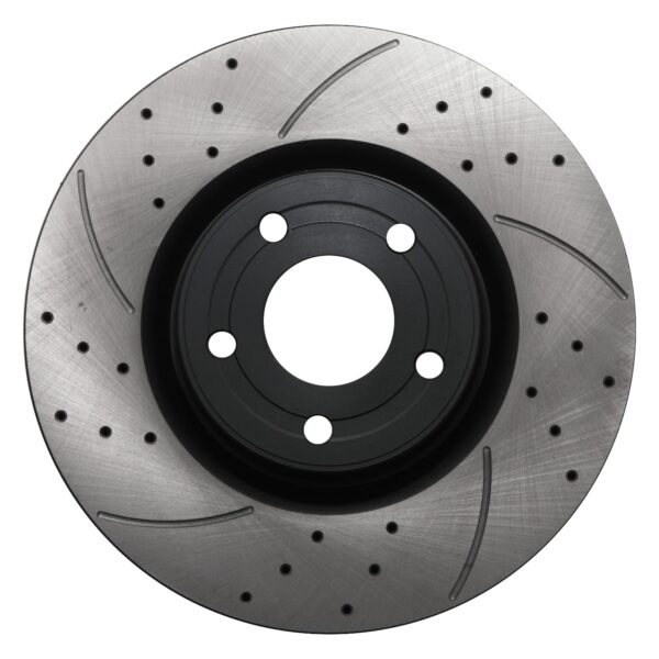 Front Drilled Grooved 308mm Brake Discs For Ford Puma Mk2 St 1.5 Ecoboost 18+ - Image 2