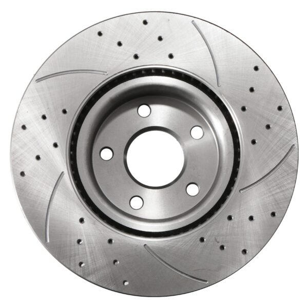 Front Drilled Grooved 308mm Brake Discs For Ford Puma Mk2 St 1.5 Ecoboost 18+ - Image 7