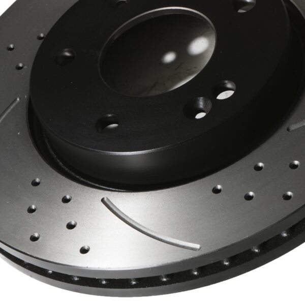 Front Drilled Grooved 280mm Brake Discs For Hyundai Coupe 2Nd Gen 1.6 2.0 2.7 V6 - Image 4