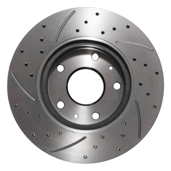 Front Drilled Grooved 277mm Brake Discs For Land Rover Freelander 1 L314 98-06 - Image 3