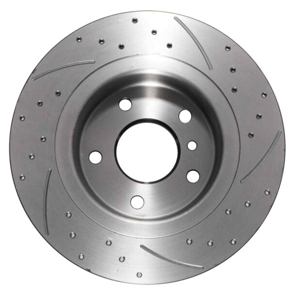 Rear Drilled Grooved 304mm Brake Discs For Land Rover Discovery 2 L318 98-04 - Image 3