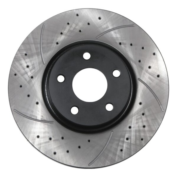 Front Drilled Grooved 300mm Brake Discs Range Rover Evoque & Discovery Sport 11+ - Image 2