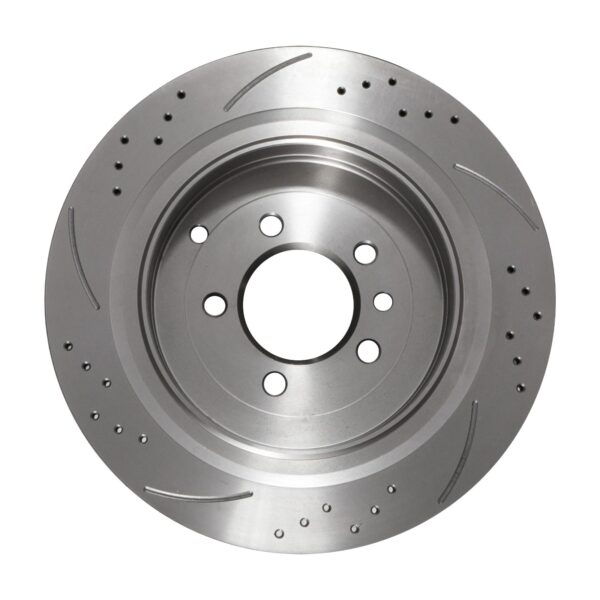 Rear Drilled Grooved 350mm Brake Discs For Range Rover Sport 3.0 4.2 5.0 05-13 - Image 8