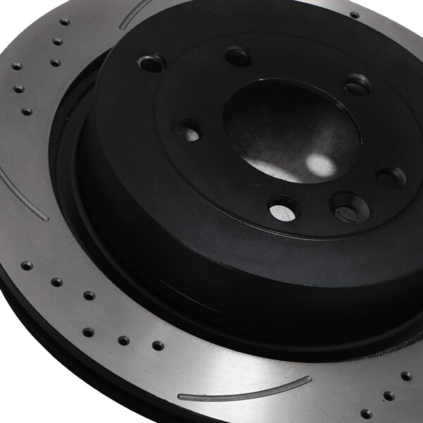 Rear Drilled Grooved 350mm Brake Discs For Range Rover Sport 3.0 4.2 5.0 05-13 - Image 6