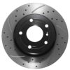 Front Drilled Grooved 297mm Brake Discs For Land Rover Discovery 2 L318 98-04 - Image 2