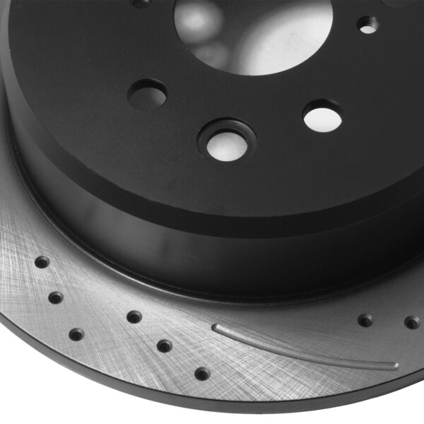 Rear Drilled Grooved 291mm Brake Discs For Lexus IS220 D IS250 AWD 300H 2005+ - Image 4