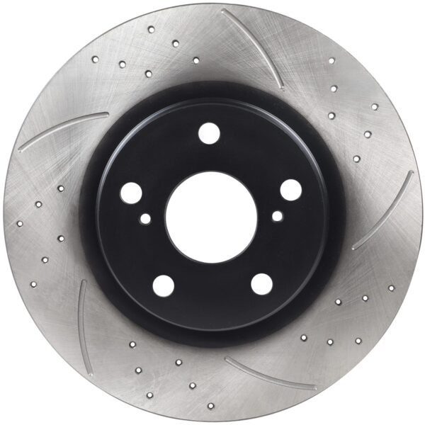 Front Drilled Grooved 296mm Brake Discs For Lexus Is220 Is250 220 D Is300H 05-13 - Image 2