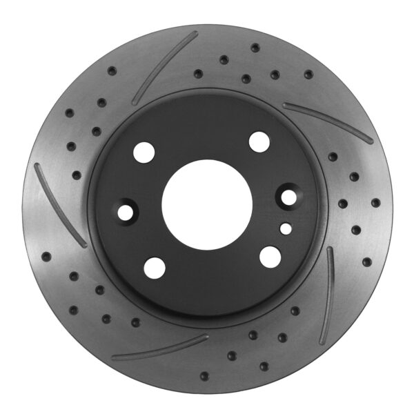 Rear Drilled Grooved Brake Discs 231mm - Mazda MX5 Mk1 90-98 - Image 4