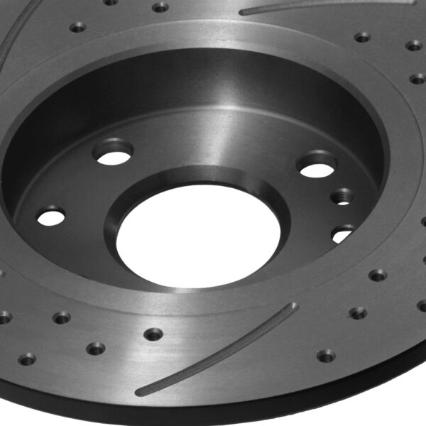 Rear Drilled Grooved Brake Discs 231mm - Mazda MX5 Mk1 90-98 - Image 7