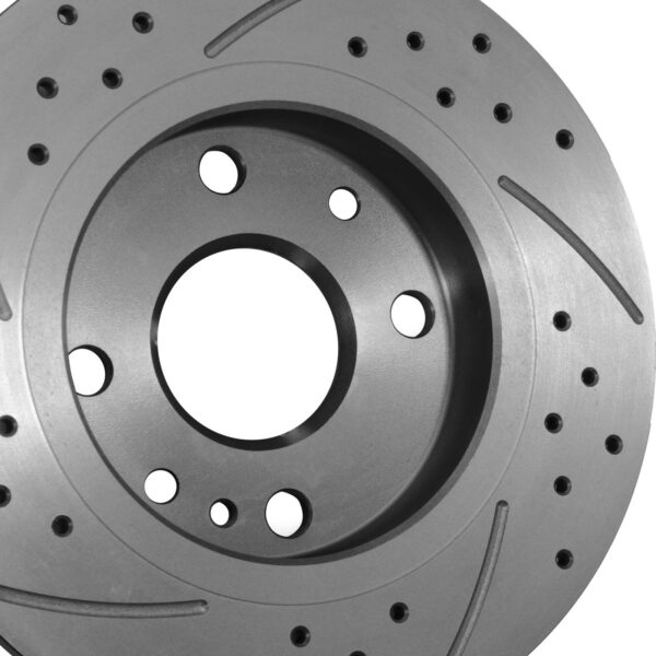 Rear Drilled Grooved Brake Discs 231mm - Mazda MX5 Mk1 90-98 - Image 9