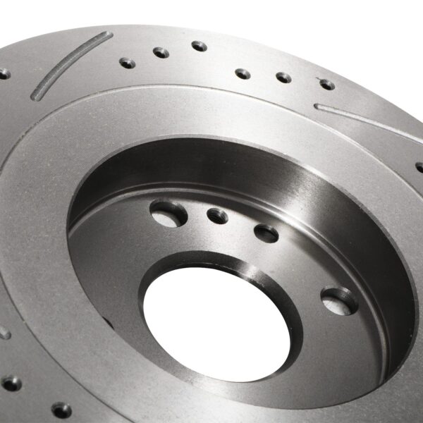 Rear Drilled Grooved 250mm Brake Discs For Mazda 323 Mx5 Mx-5 Mk1 Mk2 1.6 1.8 - Image 5