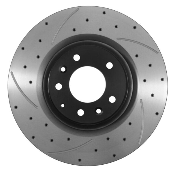 Front Drilled Grooved 321mm Brake Discs For Mazda Rx8 Rx-8 1.3 231 192 2003-2012 - Image 2