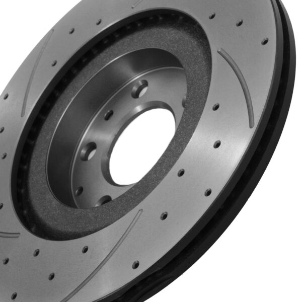 Front Drilled Grooved 321mm Brake Discs For Mazda Rx8 Rx-8 1.3 231 192 2003-2012 - Image 5