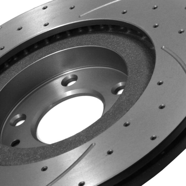 Front Drilled Grooved 321mm Brake Discs For Mazda Rx8 Rx-8 1.3 231 192 2003-2012 - Image 7