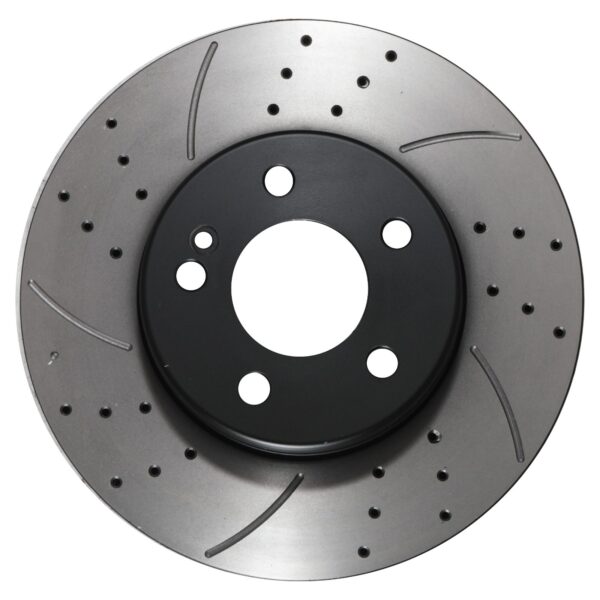 Front Drilled Grooved Vented 295mm Brake Discs For Mercedes Benz W205 C180 15+ - Image 8