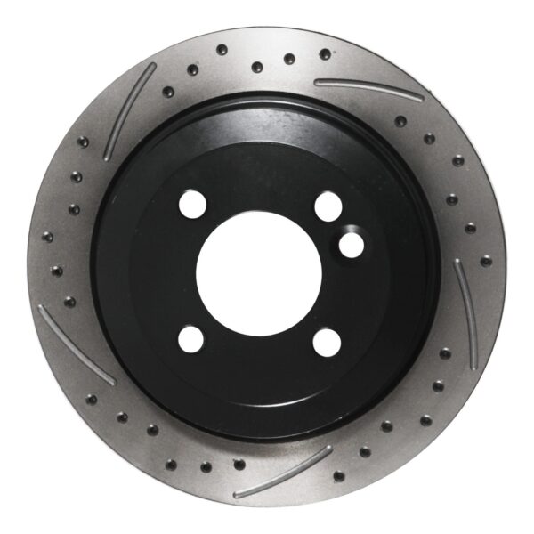 Rear Drilled Grooved 259mm Brake Discs For Mini R50 R52 R53 R56 One D 1.4 1.6 - Image 2