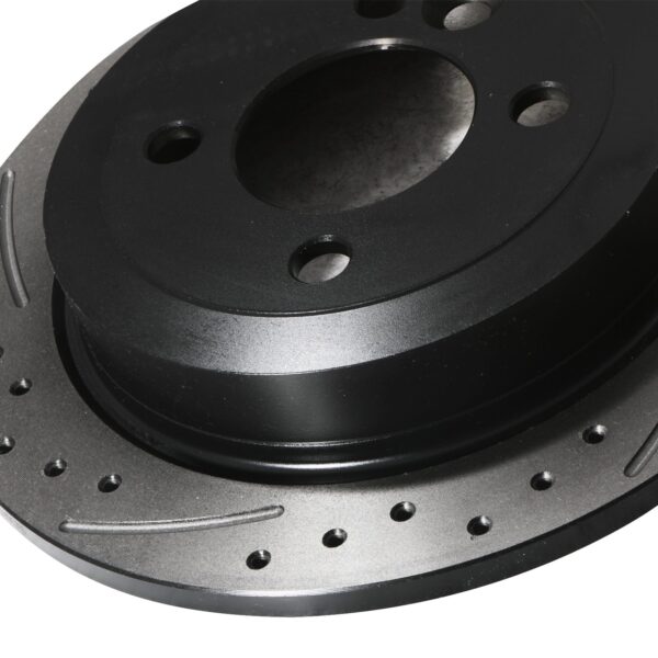 Rear Drilled Grooved 259mm Brake Discs For Mini R52 R53 R56 John Cooper Works - Image 5