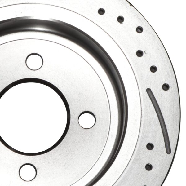 Rear Drilled Grooved 259mm Brake Discs For Mini R50 R52 R53 R56 One D 1.4 1.6 - Image 7