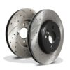 Front Drilled Grooved 280mm Brake Discs For Mini R55 R56 R57 R58 R59 2008-2015