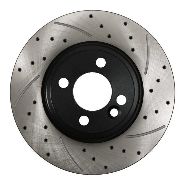 Front Drilled Grooved 280mm Brake Discs For Mini R56 R58 Cooper Sd D One 1.6 08-15 - Image 3