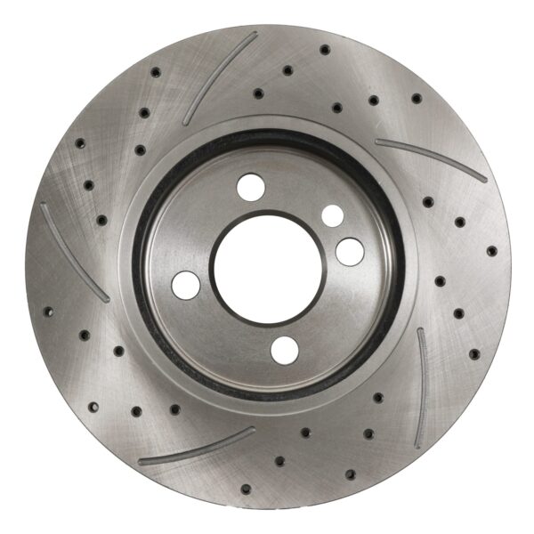 Front Drilled Grooved 280mm Brake Discs For Mini R56 R58 Cooper Sd D One 1.6 08-15 - Image 4