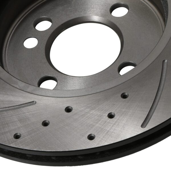 Front Drilled Grooved 280mm Brake Discs For Mini R56 R58 Cooper Sd D One 1.6 08-15 - Image 6