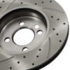 Front Drilled Grooved 280mm Brake Discs For Mini R55 R56 R57 R58 R59 2008-2015 - Image 8