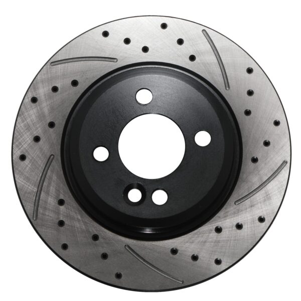 Front Drilled Grooved 276mm Brake Discs Pair For Mini One Cooper S R50 R52 R53 - Image 2