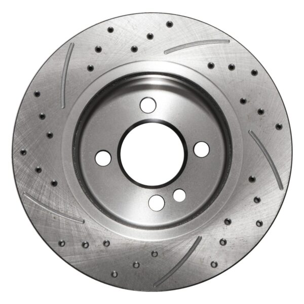 Front Drilled Grooved 276mm Brake Discs Pair For Mini One Cooper S R50 R52 R53 - Image 3