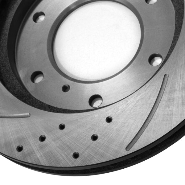 Front Drilled Grooved 294mm Brake Discs For Fiat Fullback 2.4 2.5D 4X4 2016+ - Image 7