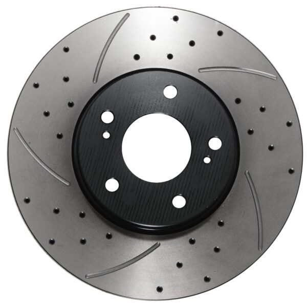 Front Drilled Grooved 295mm Brake Discs For Nissan Skyline R33 2.5 Gtst 93-98 - Image 2