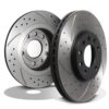 Front Drilled Grooved 288mm Brake Discs For Vauxhall Vectra B Saab 9-3 9-5 1995-2009