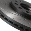 Front Drilled Grooved 288mm Brake Discs For Vauxhall Vectra B Saab 9-3 9-5 1995-2009 - Image 8