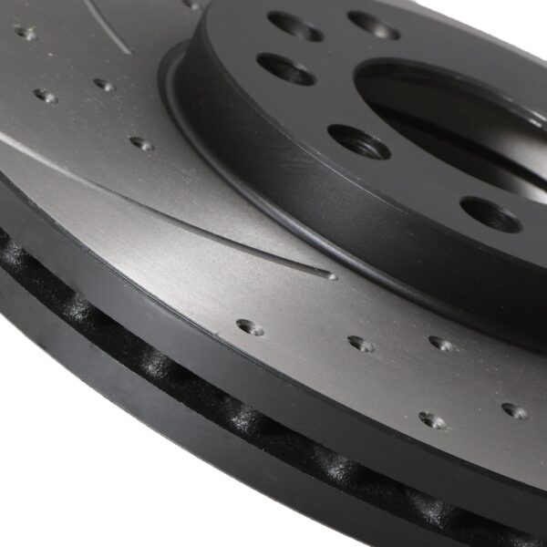 Front Drilled Grooved 288mm Brake Discs For Vauxhall Vx220 2.0 2.2 Vxr 00-05 - Image 8