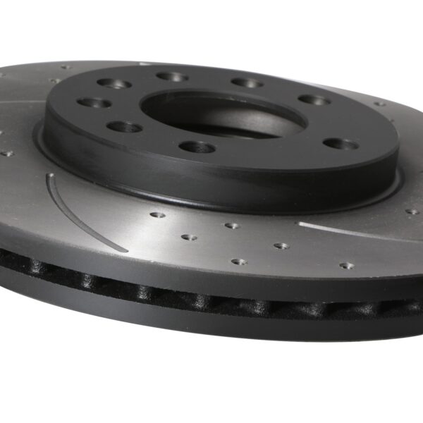 Front Drilled Grooved 288mm Brake Discs For Vauxhall Vx220 2.0 2.2 Vxr 00-05 - Image 6