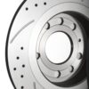 Front Drilled Grooved 288mm Brake Discs For Vauxhall Vectra B Saab 9-3 9-5 1995-2009 - Image 4