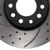 Front Drilled Grooved 288mm Brake Discs For Vauxhall Vectra B Saab 9-3 9-5 1995-2009 - Image 3